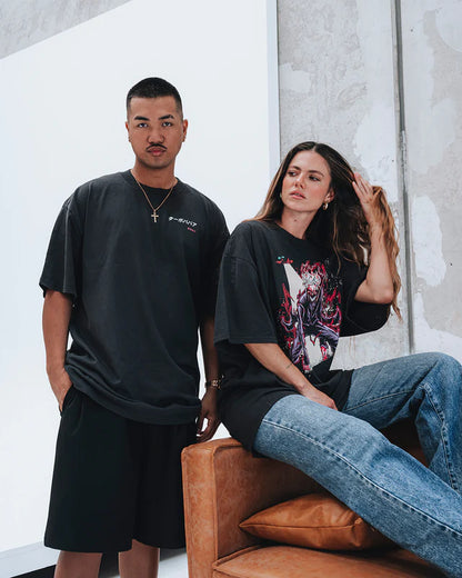 TURBO GRANNY Oversized T-Shirt