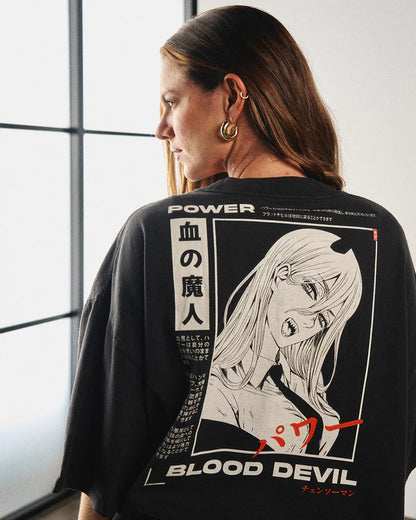Power (BLOOD DEVIL) - Oversized T-Shirt