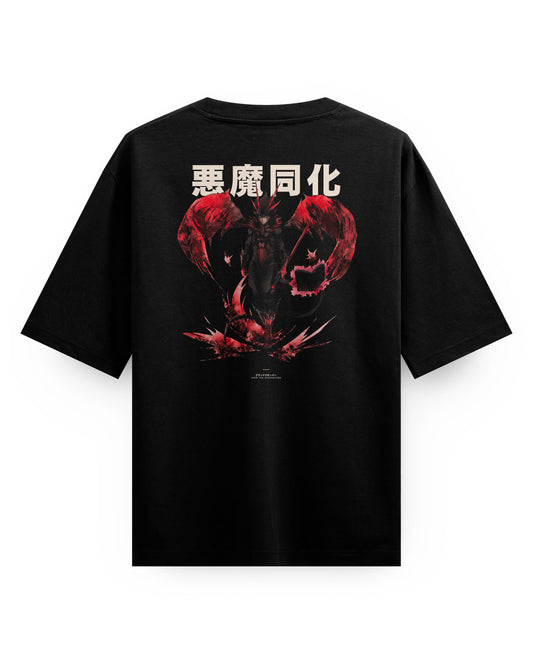 Asta-BLACK (Back) - Oversized T-Shirt