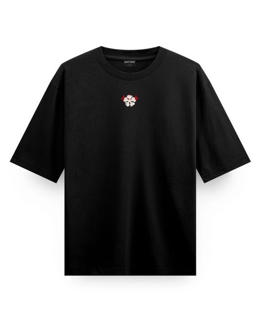 Asta-BLACK (Back) - Oversized T-Shirt