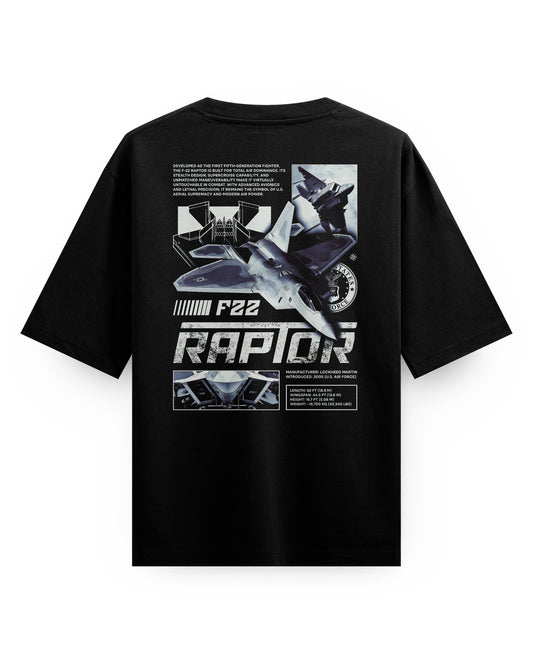 F22-Raptor - Oversized T-Shirt