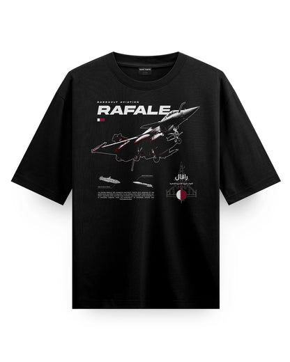 RAFALE (Qatar Air Force) - Oversized T-Shirt