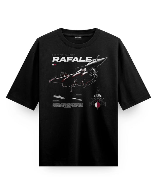 RAFALE (Qatar Air Force) - Oversized T-Shirt