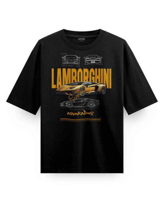 Lamborghini Aventador Oversized Heavy Tee