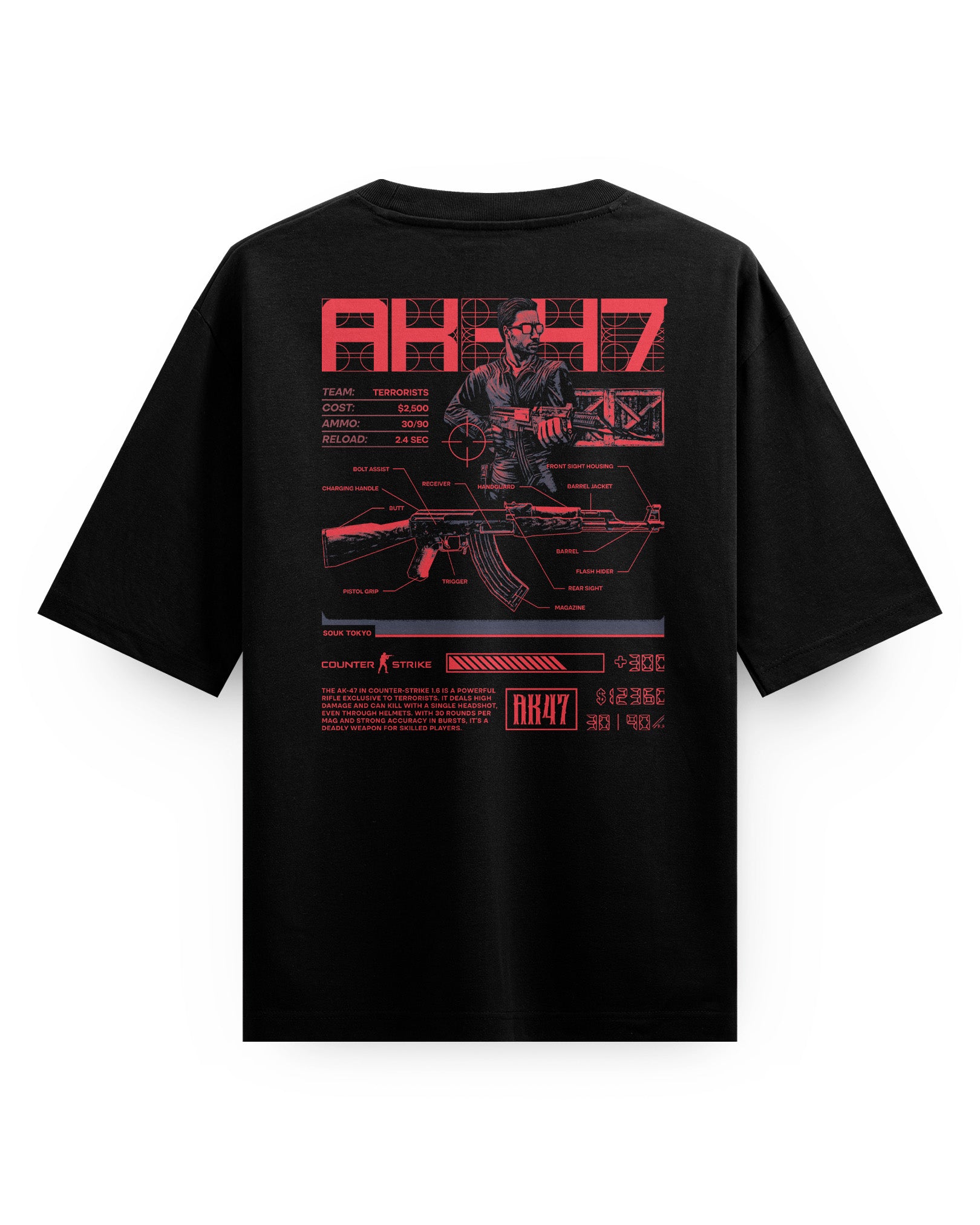 AK47 - Oversized T-Shirt