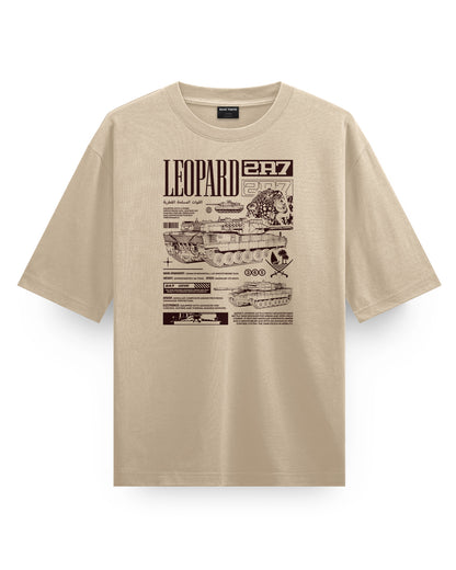Leopard 2a7 (Qatar) - Oversized T-Shirt