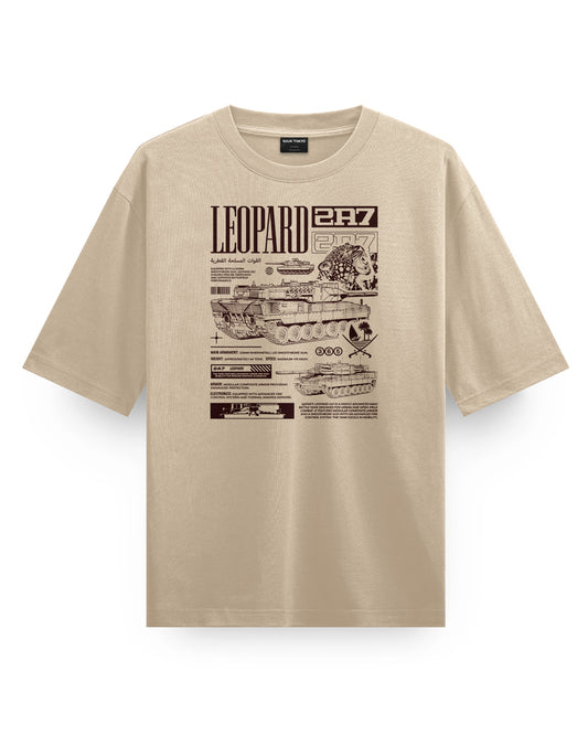 Leopard 2a7 (Qatar) - Oversized T-Shirt