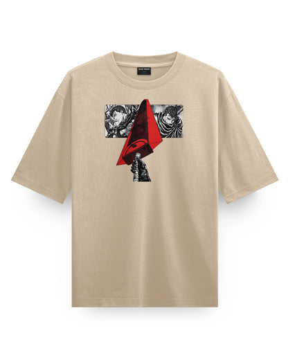 Berserk Red Oversized T-Shirt