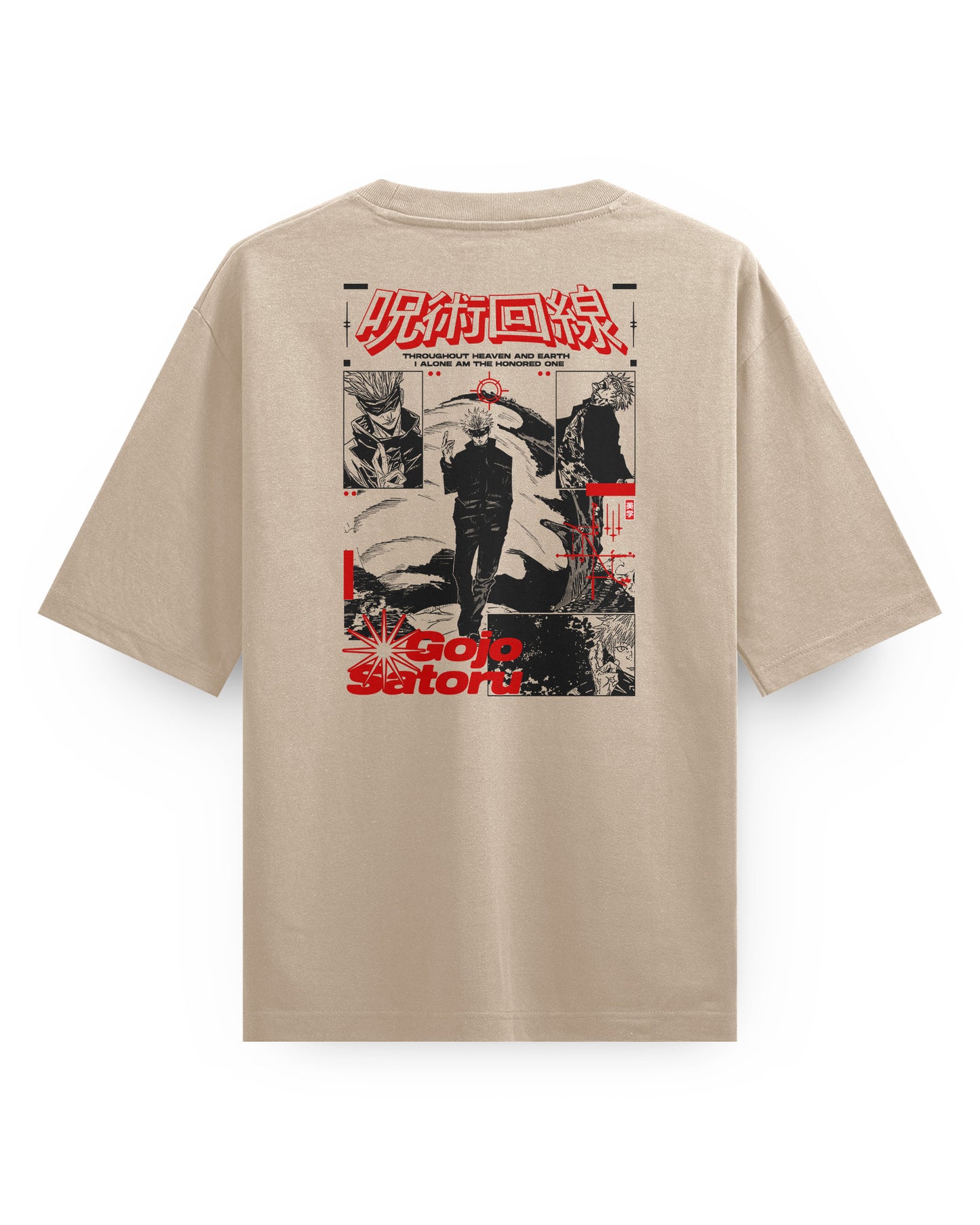 Gojo HONORED (Back) Oversized T-Shirt