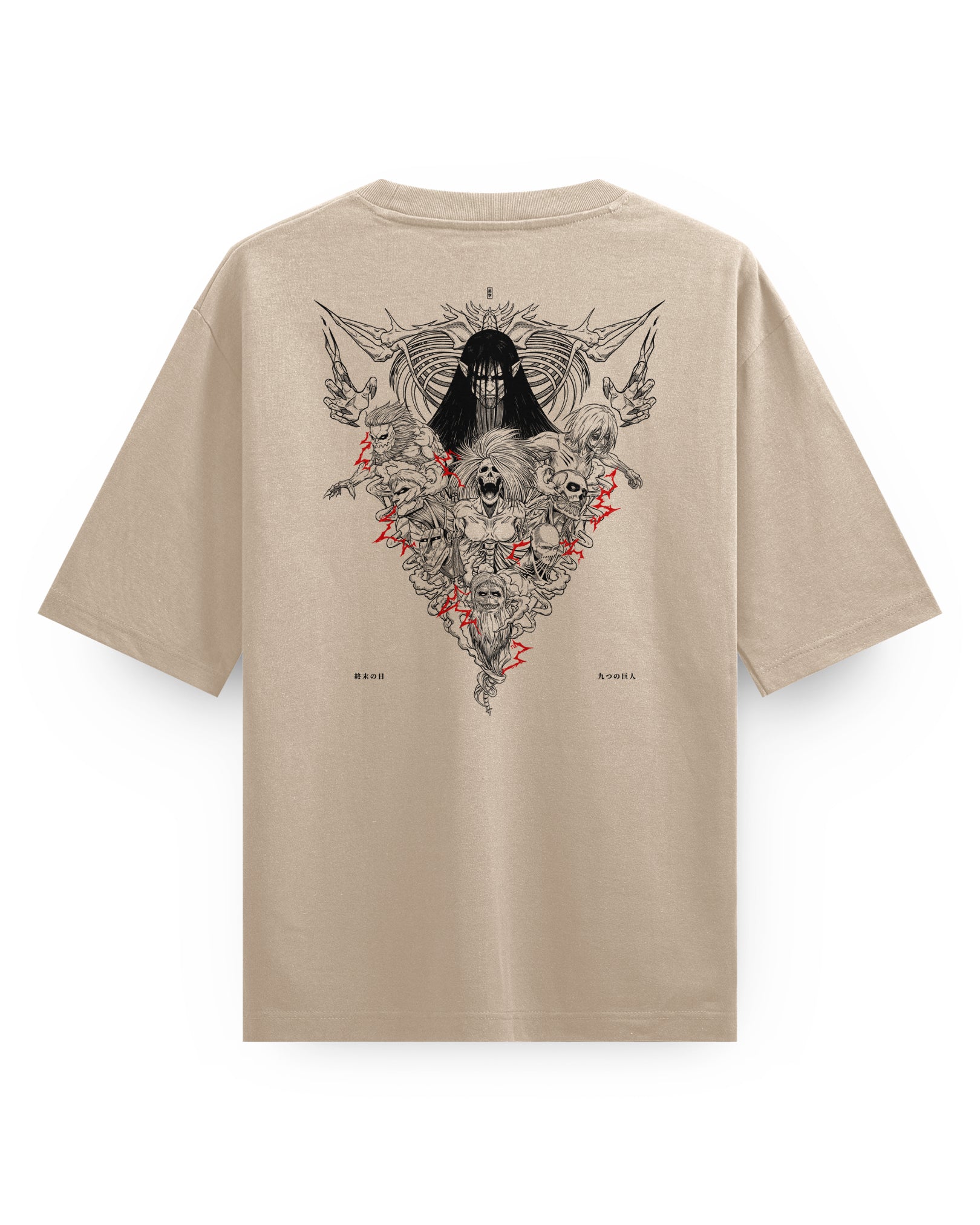 9 Titans red- Oversized T-Shirt