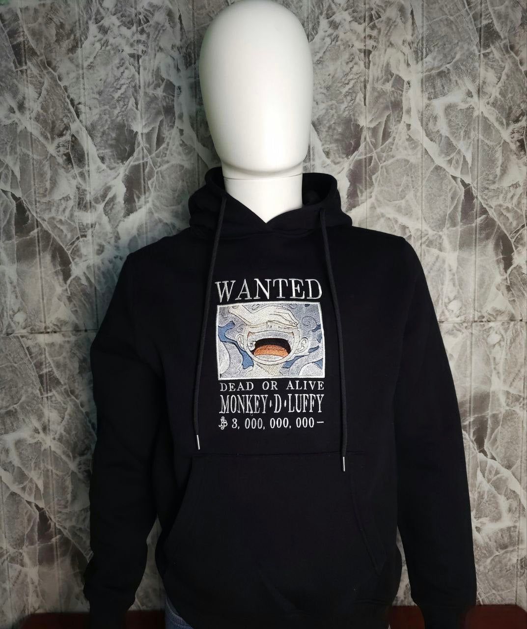 Luffy Gear 5 WANTED (Embroidery) Hoodie