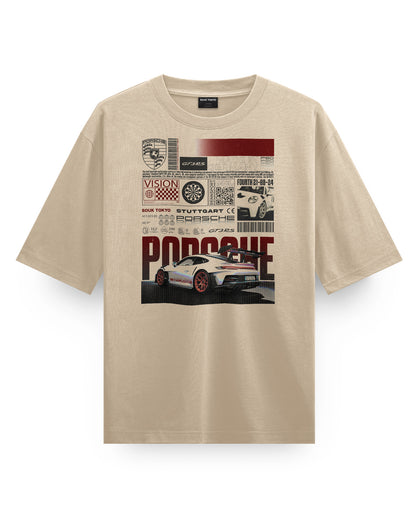 PORSCHE Oversized Heavy Tee
