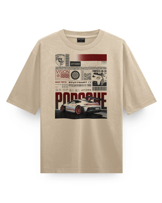 PORSCHE Oversized Heavy Tee