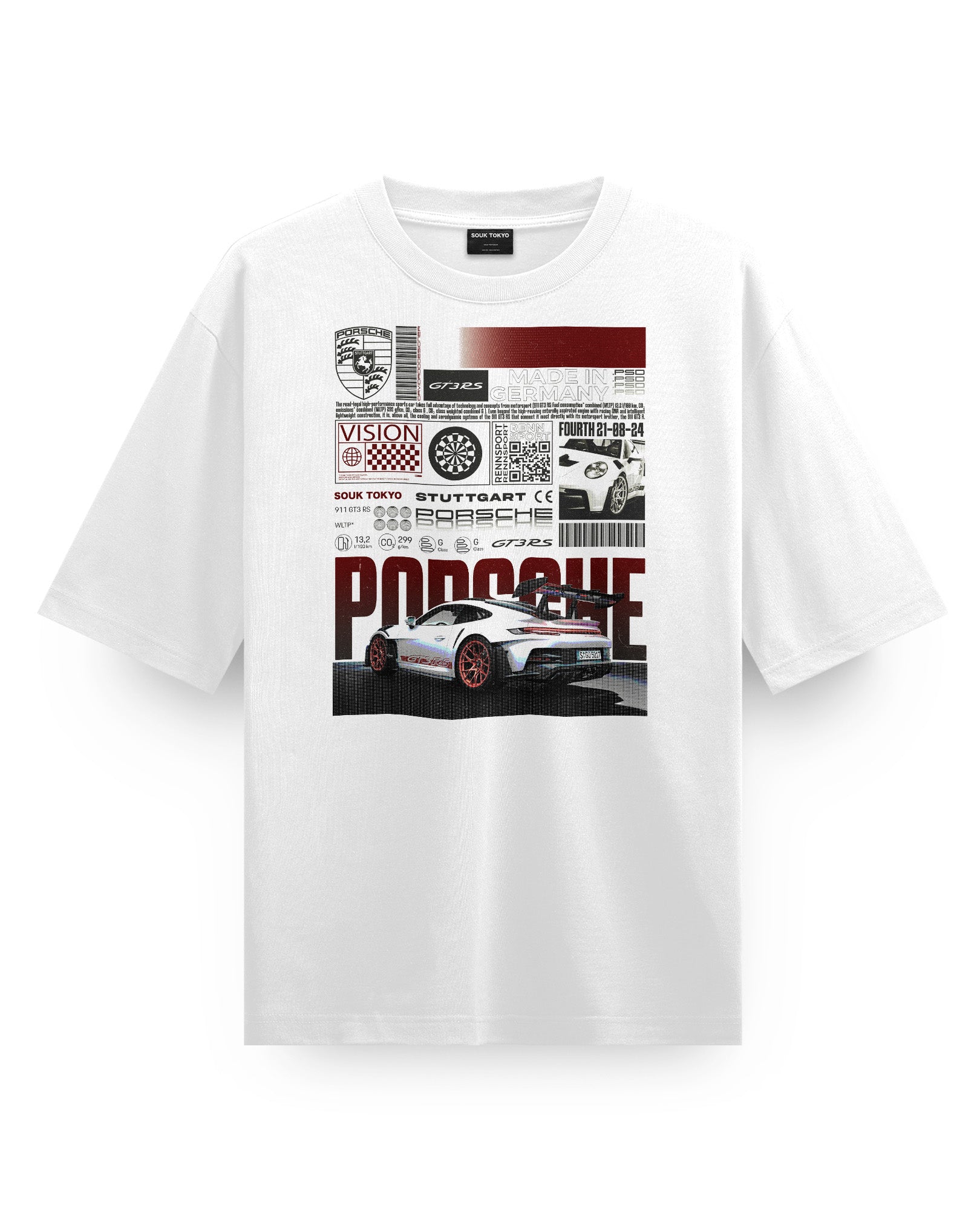 PORSCHE Oversized Heavy Tee