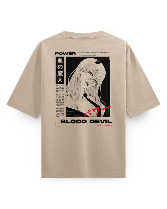 Power (BLOOD DEVIL) - Oversized T-Shirt