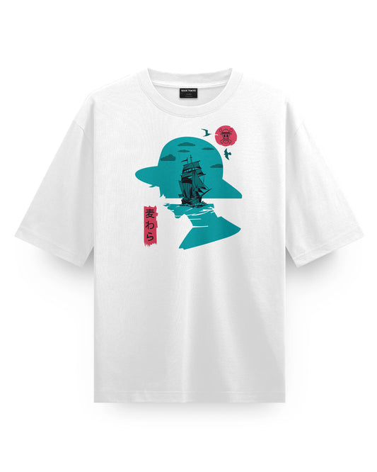 Luffy Hat Oversized T-Shirt