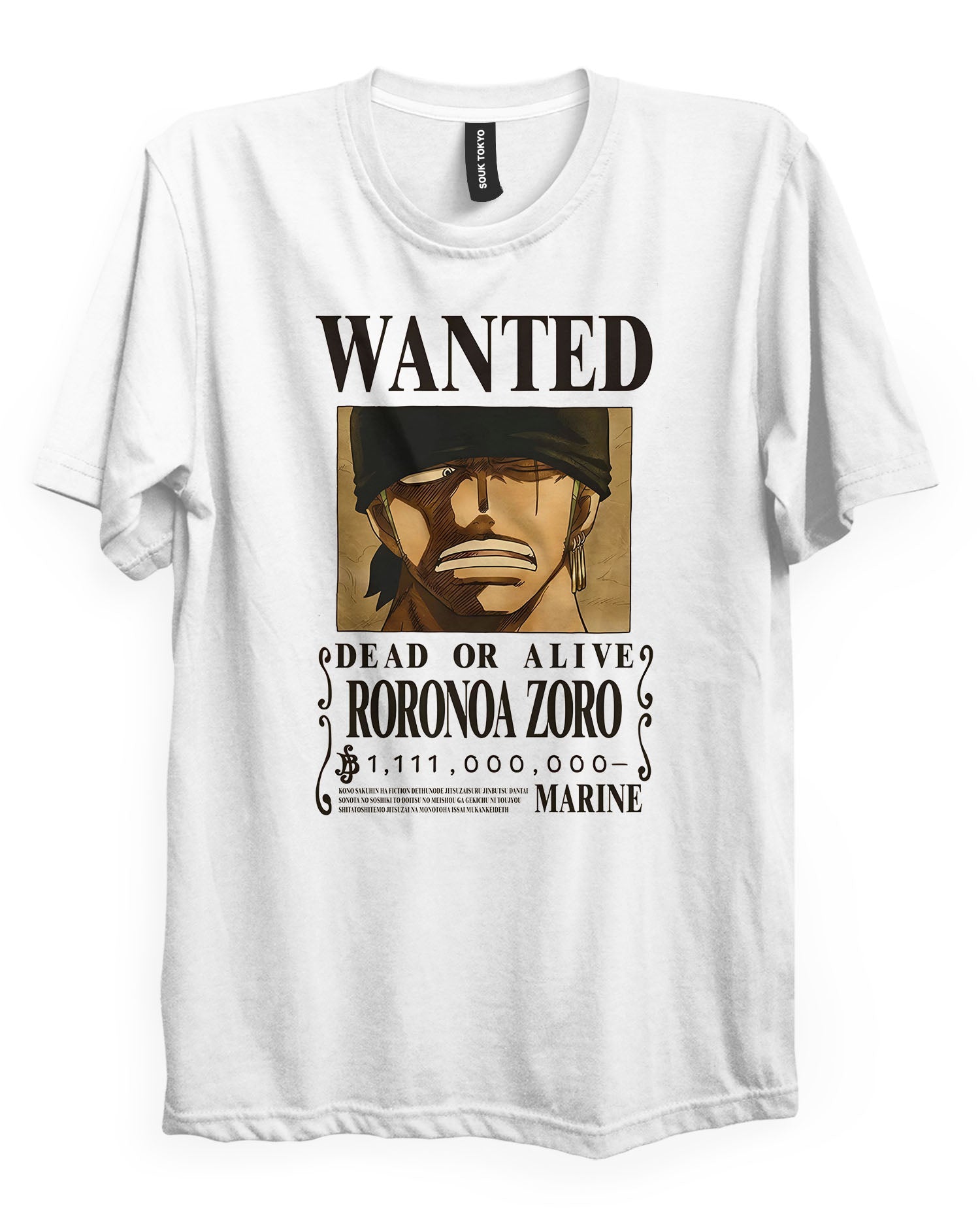 Zoro Wanted T-Shirt
